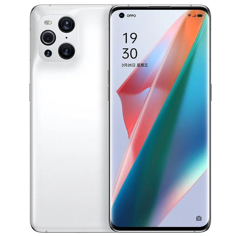 Original Oppo Find X3 Pro 5G Mobile Phone 8GB 12GB RAM 256GB ROM Snapdragon 888 50MP NFC IP68 4500mAh Android 6.7" AMOLED Full Screen Fingerprint ID Face Smart Cell Phone