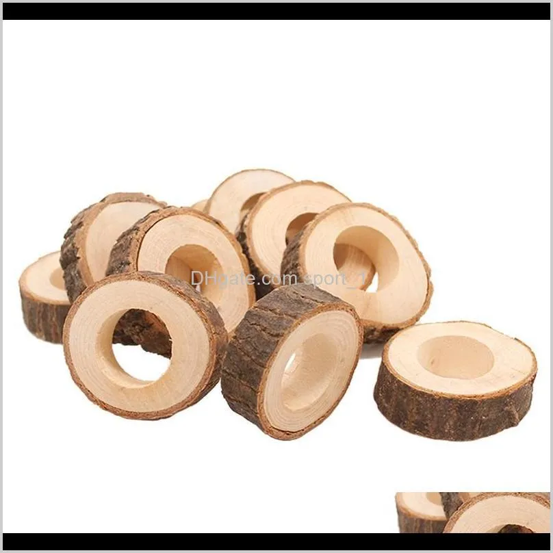 wooden napkin ring countryside wooden napkin buckle wedding hotel restaurant napkin holder party banquet table decoration