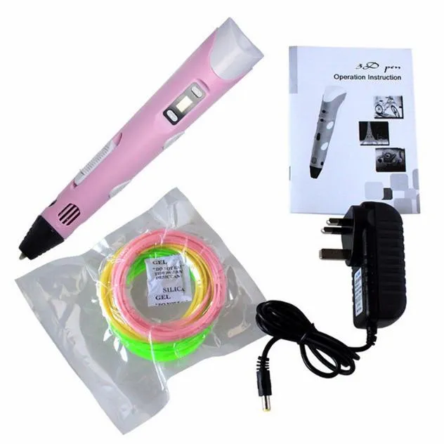 Adjustable 3d Usb Printing Pen Kit With 3 Free Filament Samples Perfect For  Kids Birthdays And Christmas From Topwholesalerno1, $12.21