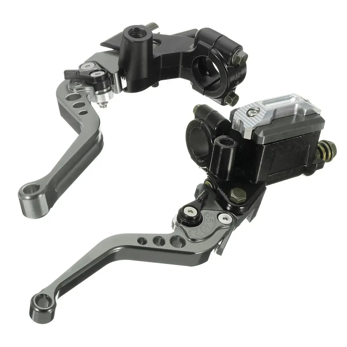 7 / 8INCH 22mm CNC Universal Motorcykel Bromsbeläggning Master Cylinder-spakreservoar