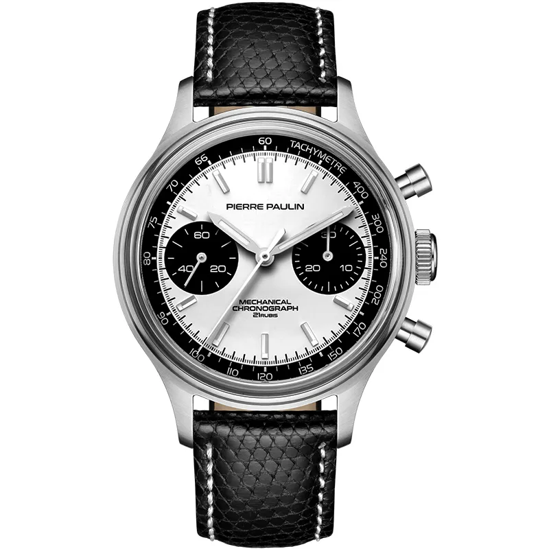 MERKUR Chronograph Mens Watches Men Watch Hand Wind Mechanical