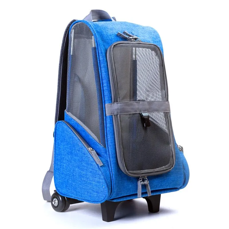 Compre Maletas Plegables PET Rolling Equipaje Bolsa De Equipaje Catdog  Mochila En Ruedas Muchacha De 18 Pulgadas Carry Mascotas Bolso Bolsas De  Viaje A 80,3 € Del Leisurexie | Es.Dhgate.Com