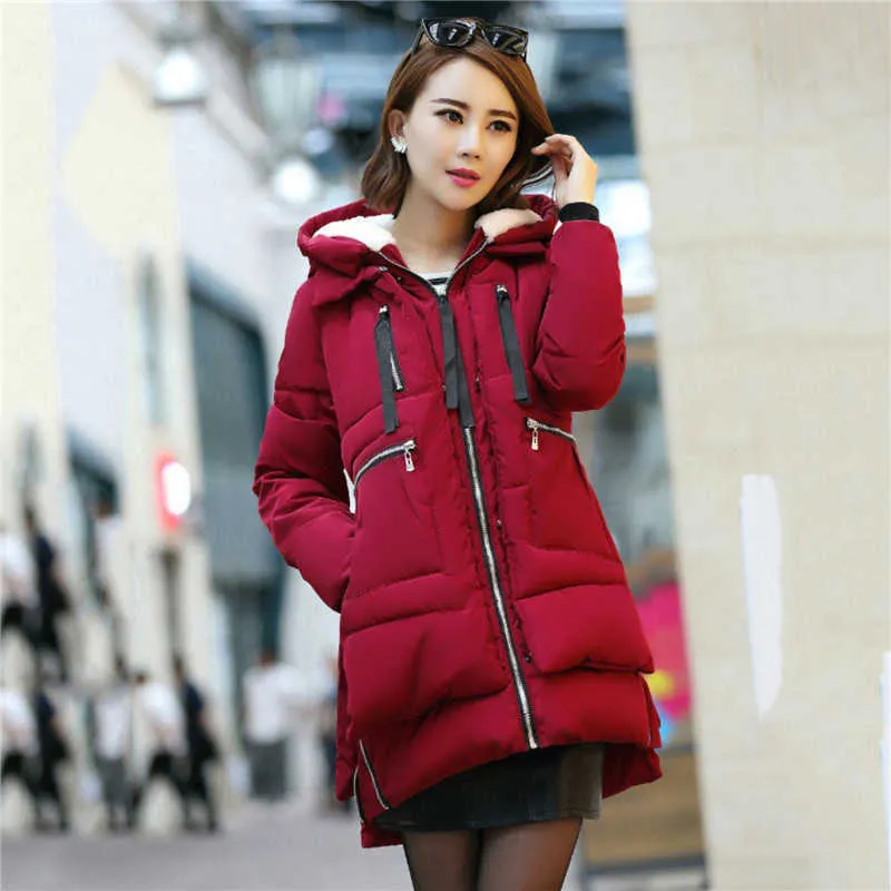 Amazon.com: Women's Down Winter Jacket Mid-Length Loose