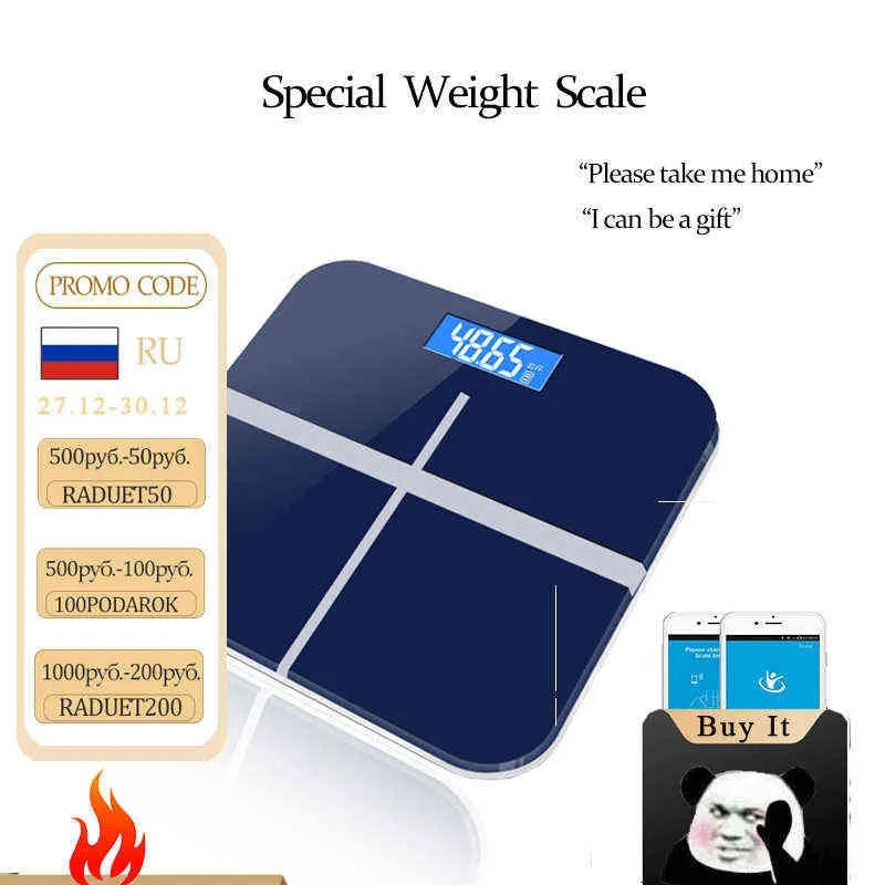 مقياس الدهون الجسم مقياس الحمام BMI الذكية مقياس الالكترونية الرقمية تركيب الجسم محلل التطبيق بلوتوث متوافق شاشة LCD H1229