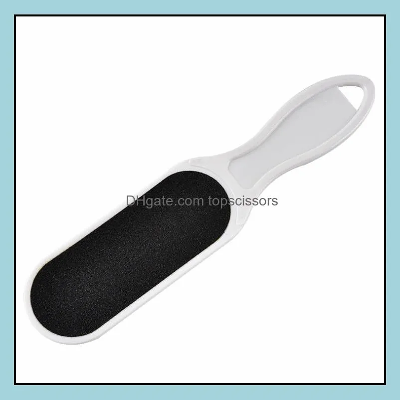 Wholesale-2x Nail Files Polish Cuticle Art Manicure Hand Shank Buffer Tool Foot Rasp Flies1