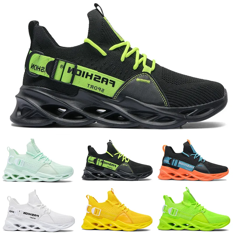 Qualität laufende Frauen High -Mens -Schuhe Triple Black White Green Schuh Outdoor Männer Frauen Designer Sneaker Sport Trainer Größe 28