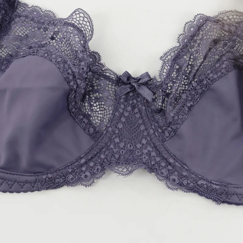 Plus Size Floral Lace Lace Panty Bra Set With Full Cup And Ultra Thin  Underpants D Cup XL To 6XL From Bidalina, $11.82