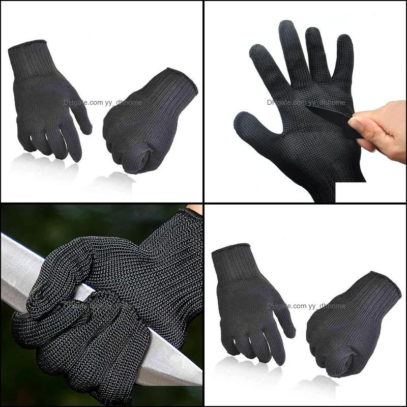 Thickened grade 5 steel wire anti cutting gloves combat special forces anti stab anti blade kitchen self defense gloves labor