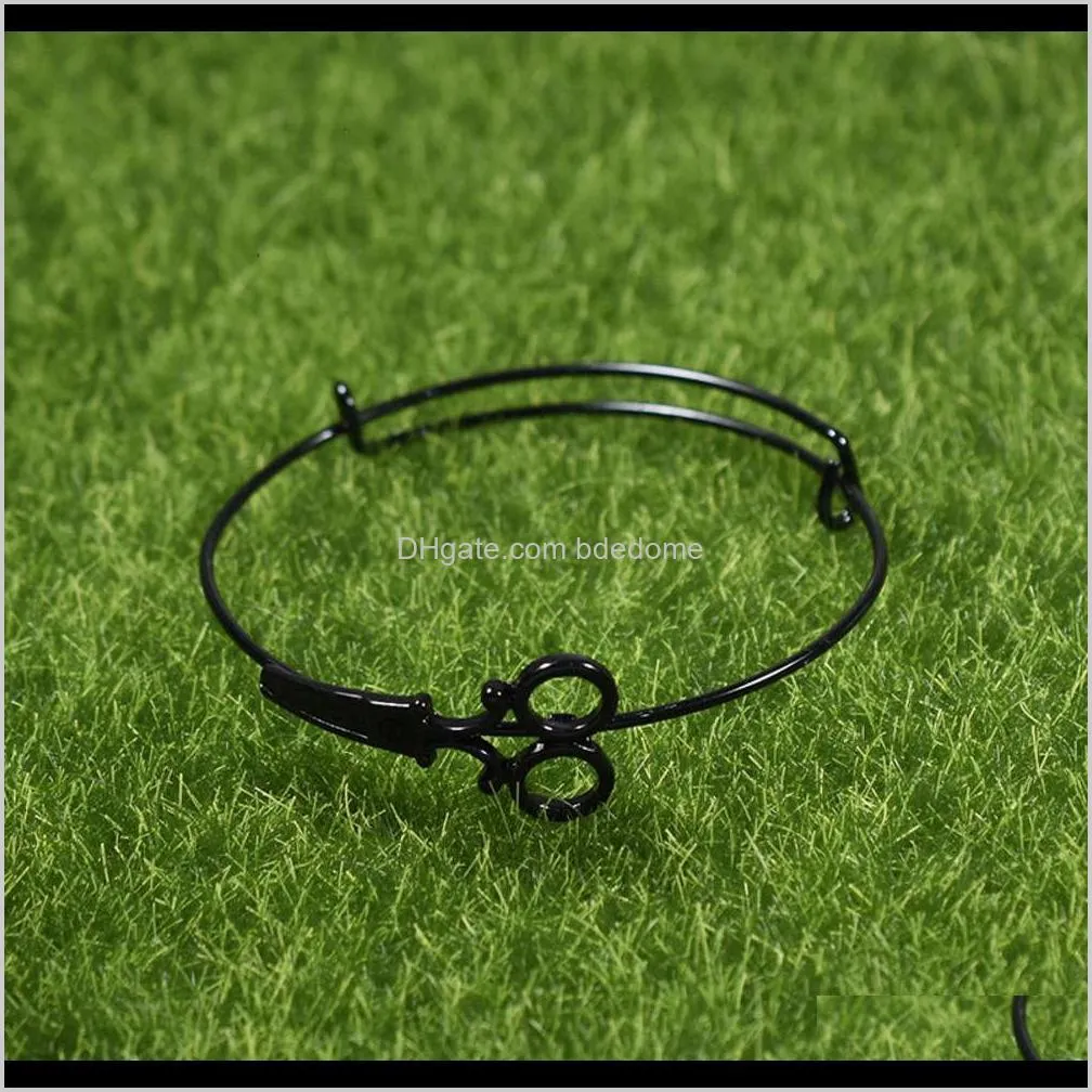 fashion hot new creative women`s scissors modeling bracelet adjustable84zx