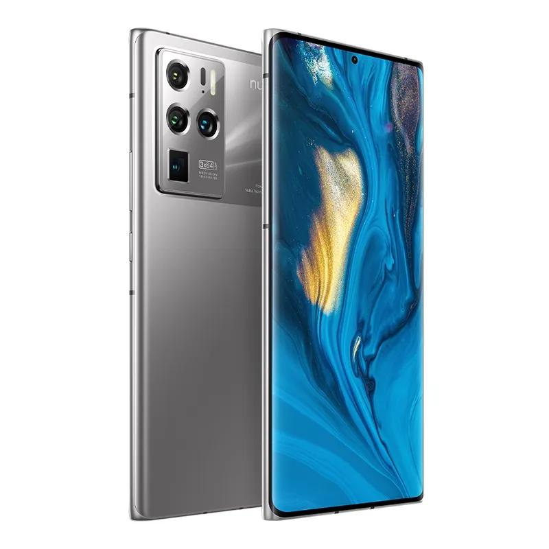 Telefono cellulare originale Nubia Z30 Pro 5G 12 GB RAM 256 GB ROM Snapdragon 888 Octa Core 64 MP AI NFC 4200 mAh Android 6,67" AMOLED Smart Phone ID impronta digitale a schermo intero