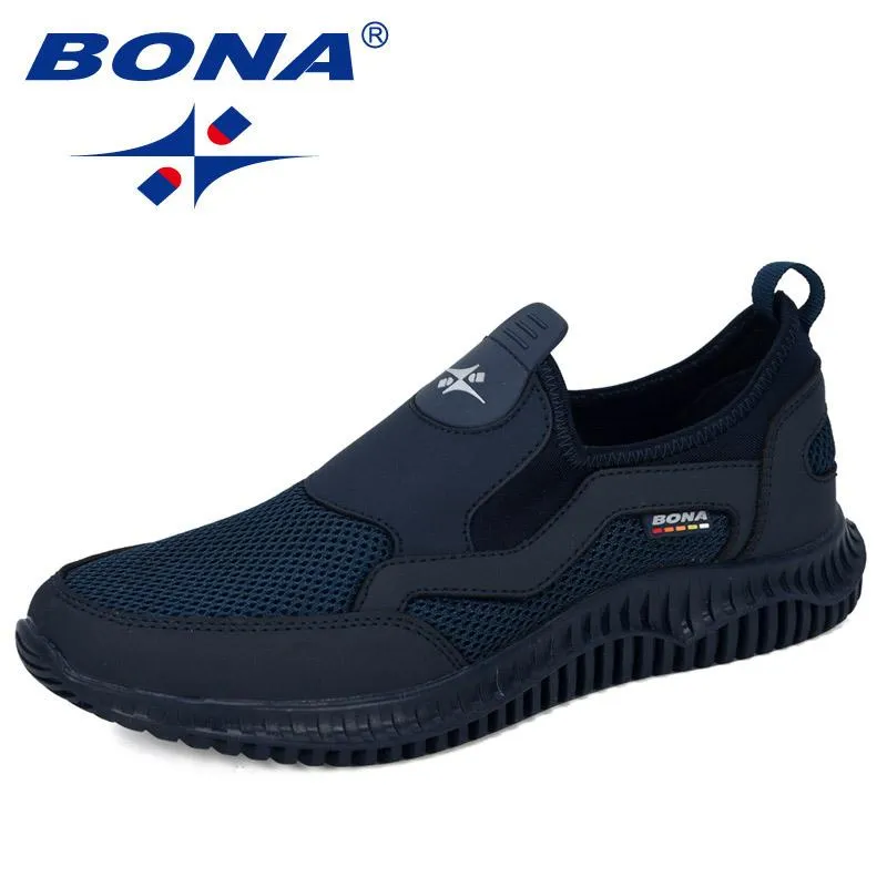 Top qualité BONA nouveauté maille respirant Krasovki chaussures hommes Super léger chaussures décontractées homme sauvage confortable baskets chaussures pour hommes