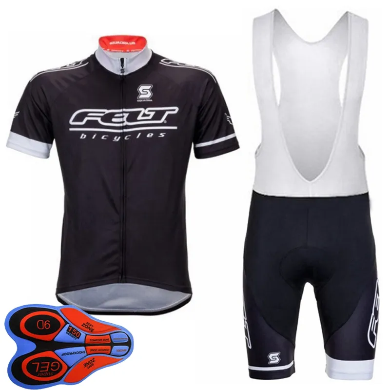 Felt Team Ropa Ciclismo Breathable Mens cycling Short Sleeve Jersey Bib Shorts Set Summer Road Racing Clothing Outdoor Bicycle Uniform Sports Suit S210050583