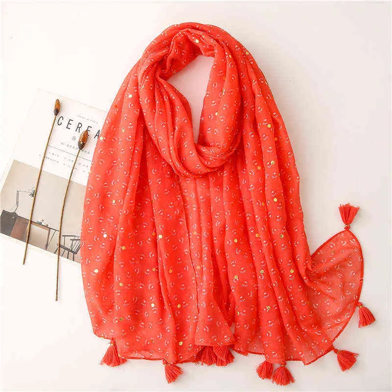 Marke 2022 Frühling Frauen Schal Mode Cape Baumwolle Gefühl Viskose Hijabs Schals für Damen Schals und Wraps Pashmina Stolen Y220228