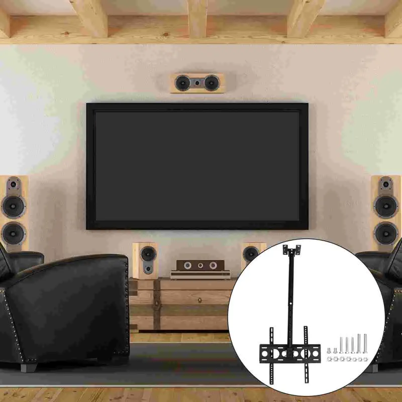 Hangers Racks TV-plafondbeugelhouder past voor 32 tot 60 inch flatscreen LCD OLED-monitor