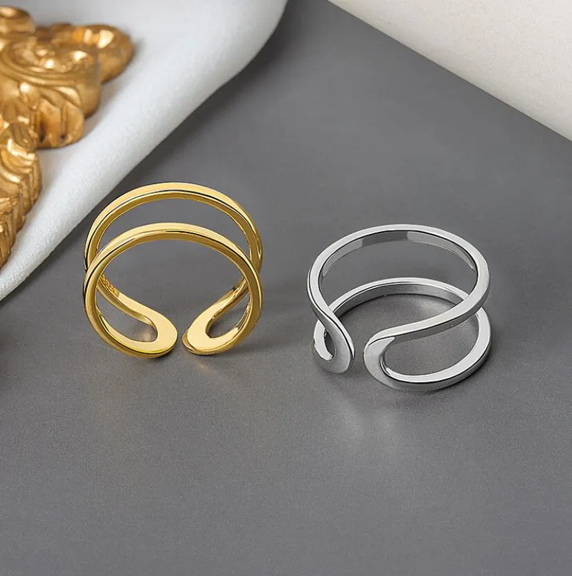 Womens designer outlet silver rings