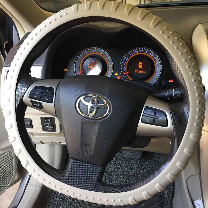 03 Car Steering Wheel Cover Anti-slip 36-40CM14.2-15.7 Car Styling Steering-wheel Car Auto Steering Wheel Cover