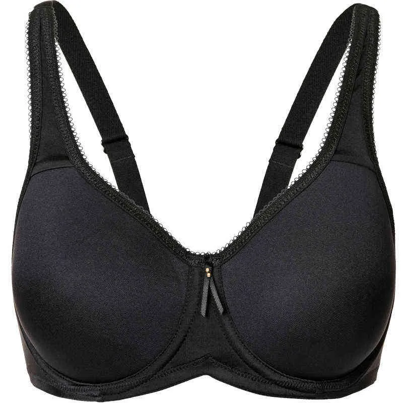 Womens Seamless Full Coverage Underwire Lightly Padded Basic Minimizer T  Shirt Bra Plus Size 30 44 C D DD E F 211110 From Dou04, $16.3