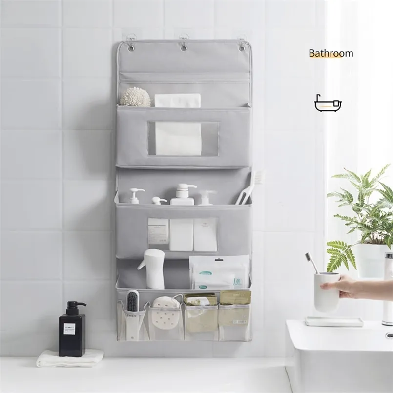 Wall Deur Terugkast Slaapzaal Organizer Stof Badkamer Accessoires Opbergtas Keuken Accessoires Opbergtas Opknoping Tas 211110