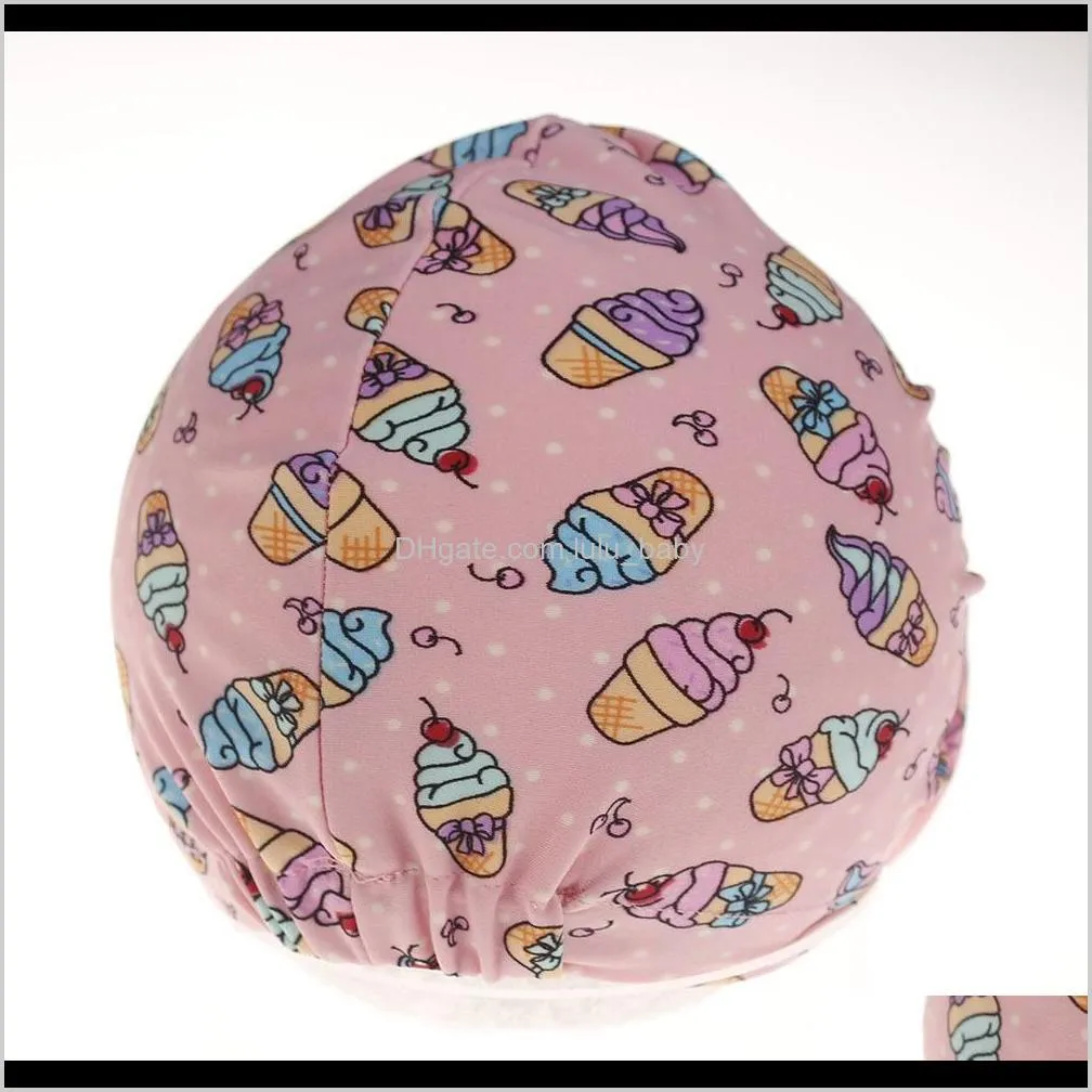 kids girls baby toddler turban knotted bow hat cap headband hair band swim cap