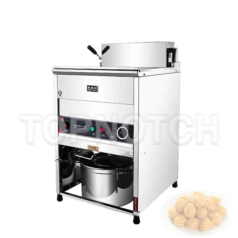 220V Commercial Fryer Single Cylinder Large Capacity Electric French Fries Fried Chicken Equipment