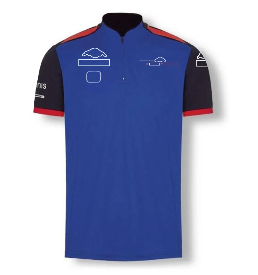 F1 T Shirt Short Sleeved Lapel POLO Shirt 2022 Casual Team Uniform