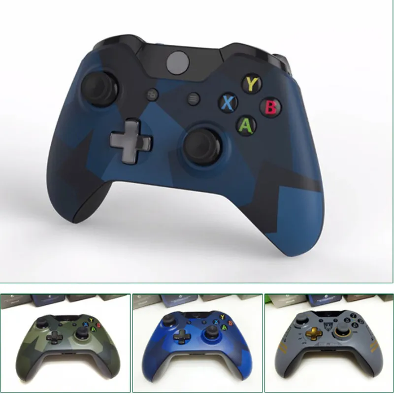 Limited Edition Wireless Controllers XboxOne 3,5 mm gränssnitt Original Moderboard Game Controller för Xbox One Microsoft X-Box Controller/PC med logotyp