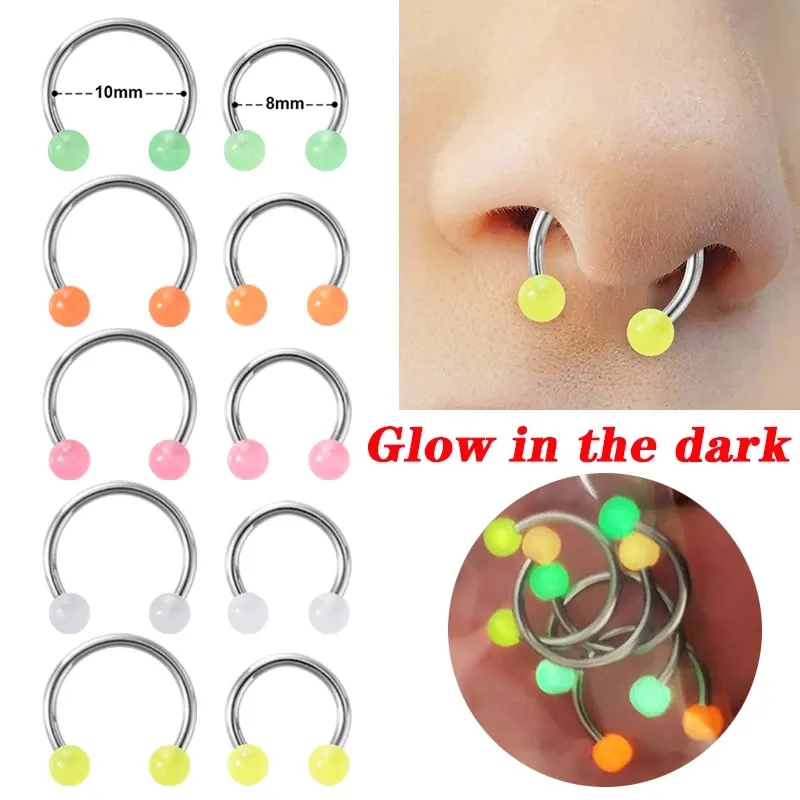 Acrylic shop septum ring