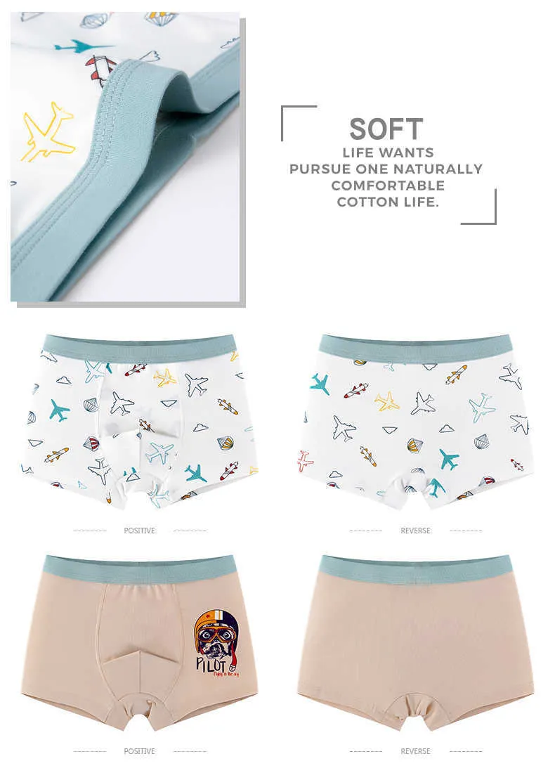 Set Of 4 Cartoon Cotton Kidley Panties For Boys Cute And Casual Underwear  For Toddlers 3 16Y From Cong05, $13.31