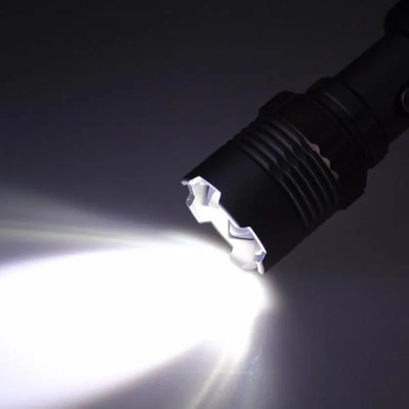 3 Modes Zoomable 8000LM XM-L2 U2 LED USB Rechargeable Flashlight Torch Lamp US 3 Modes Zoomable 8000LM XM-L2 U2 LED USB Rechargeable Flashlight Torch Lamp US
