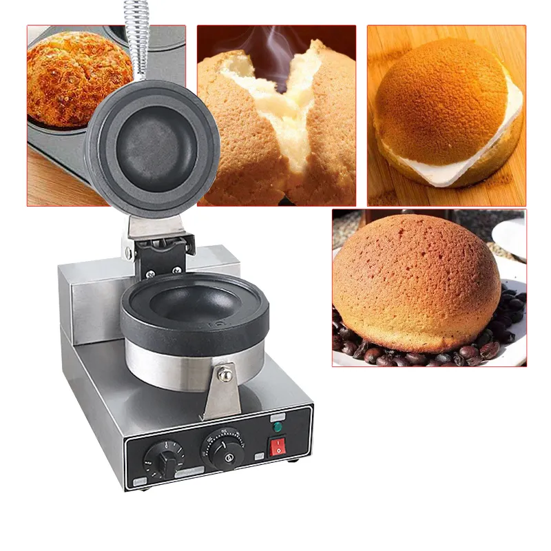 Electric Nonstick UFO Burger Maker Ice Cream Waffle Machine Panini Press  Maker