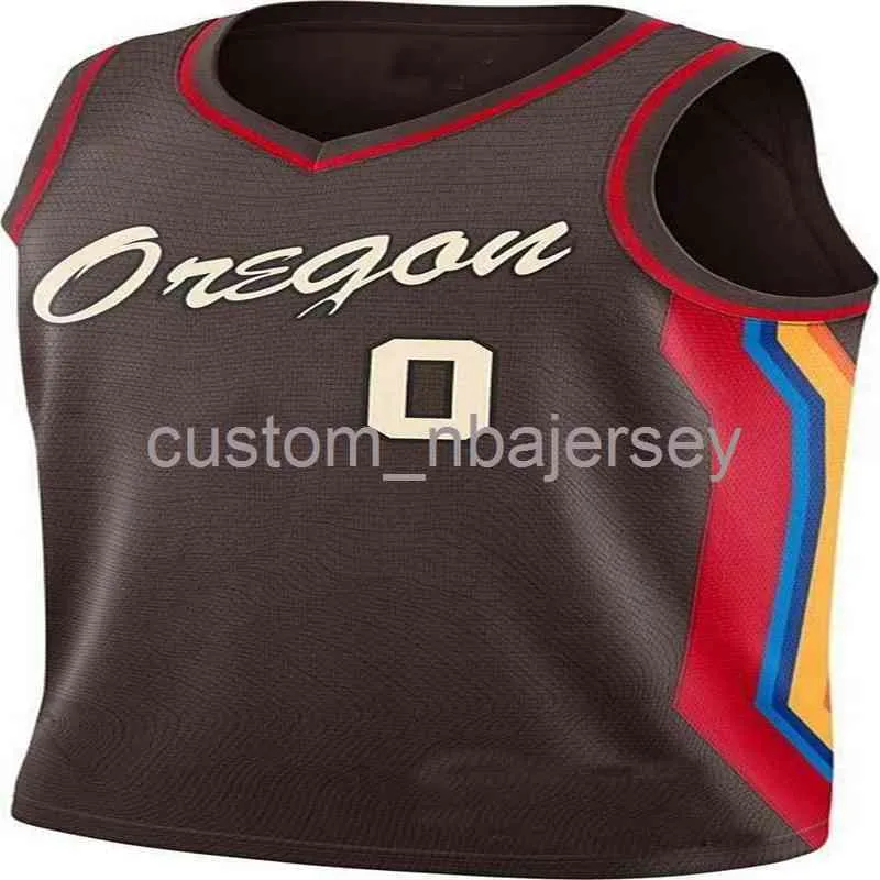 Hommes Femmes Jeunes Damian Lillard #0 2021 Swingman Jersey Cousu nom personnalisé n'importe quel numéro