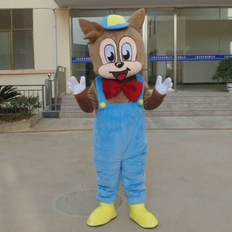 Mascot Costumes Squirrel Mascot Costume Furry Suits Party Game Fursuit Cartoon Dress Outfits Carnival Halloween Xmas Easter Ad Clothes