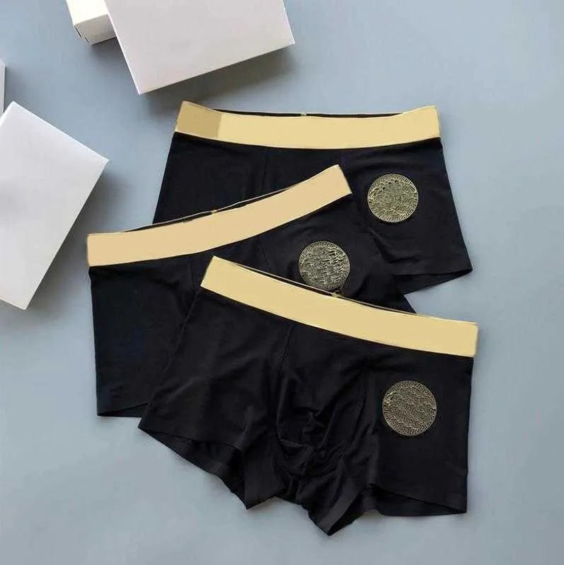 Herren-Shorts, Unterhosen, hochwertige Herren-Designer-Boxershorts, modische Unterhosen, sexy, klassische Herren-Boxershorts, lässige Shorts, atmungsaktive Unterwäsche, 3 Stück mit Box, 1PL