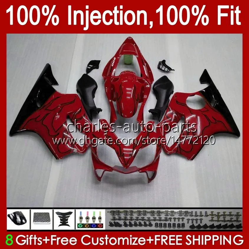 OEM Body для Honda CBR600F4i F4 I CBR600FS 01-03 Кузов A6NO.7 CBR 600F4I 600 F4i FS CC 2001 2002 2003 CBR600 F4i 600CC 01 02 03 Форма для инъекций обтекатель