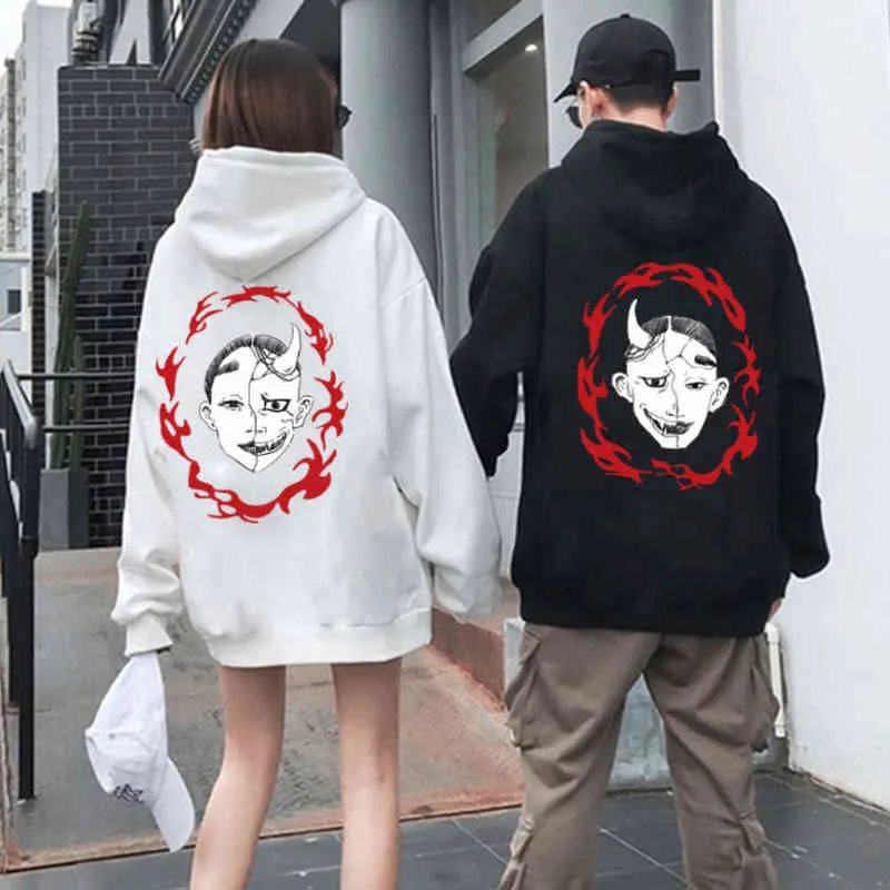 Anime Hoodie Tokyo Revengers Double Side Kawata Nahoya Brother Cosplay Print Pullovers V-Neck Unisex Y1213