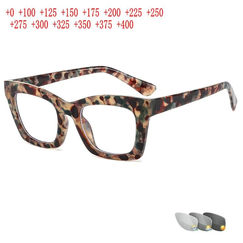 Солнцезащитные очки в стиле ретро, переходные похромные очки для чтения, женские увеличительные бифокальные диоптрийные прогрессивные мультифокальные пресбиопические NX