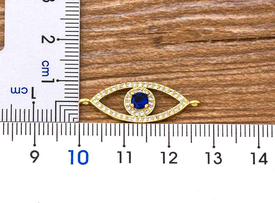 Armbänder, klassisches Charm-Armband mit bösem Blick für Frauen, glänzender Prinzessschliff, kubischer Zirkonia, CZ, verstellbare Armreifen, Kupferschmuck_voghion.com