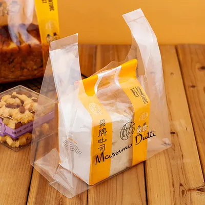 Disposable Transparent Plastic Bag Thickened Flexible Strong Bento Food  Packaging Vest Type Portable Gift Custom Paper Bags 210517 From Mu007,  $16.93