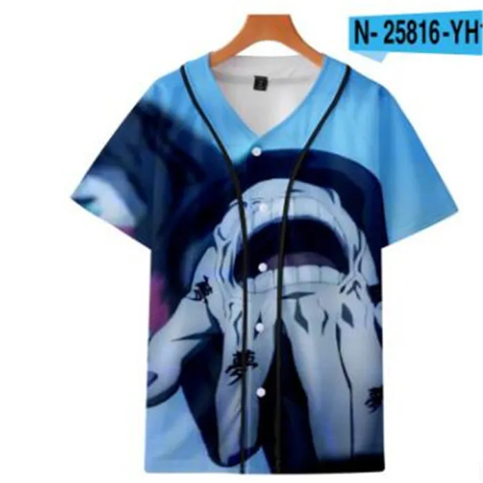 Jerseys de beisebol 3d camiseta homens engraçado impressão masculino t - shirts Casual fitness Tee Camiseta Home Hop Hop Tops Tee 036