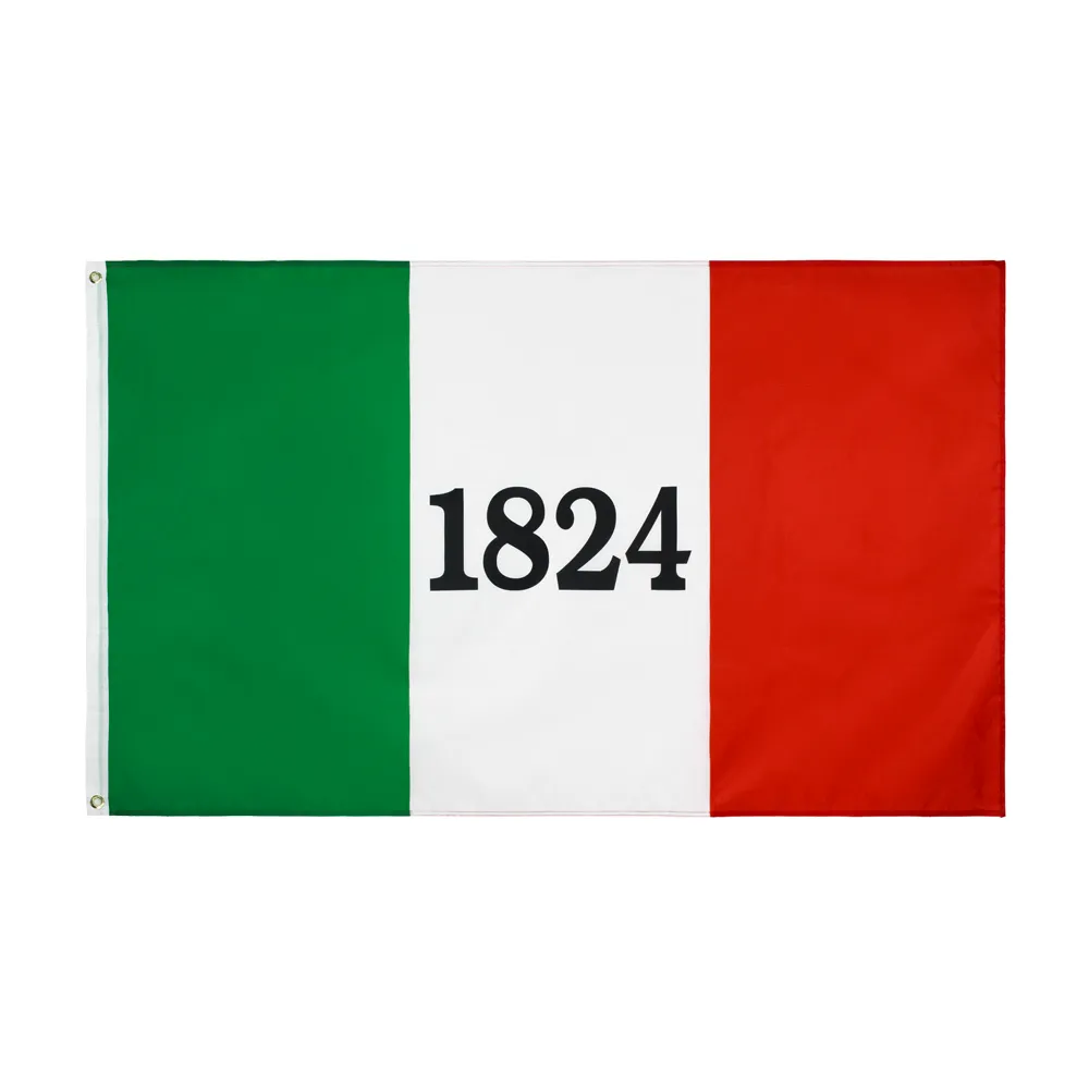 Alamo 1824 historische gevechtsvlag voor decoratie directe fabrieksprijs 100% polyester 90 * 150cm