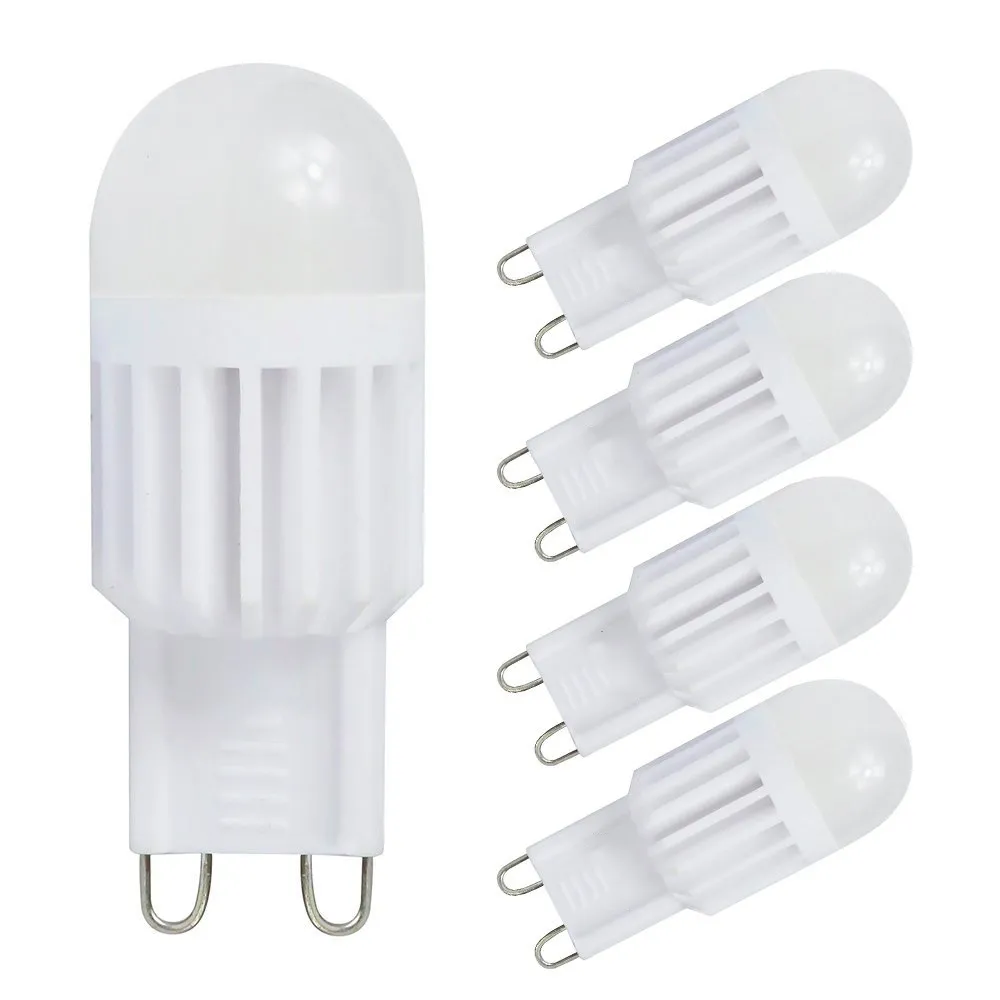 G9 LED-Glühbirne, dimmbar, Bi-Pin-Sockel, 3 W, warmweiß, 3000 K, 6500 K, für Kronleuchter, Heimbeleuchtung, 220 V, 110 V, energiesparend