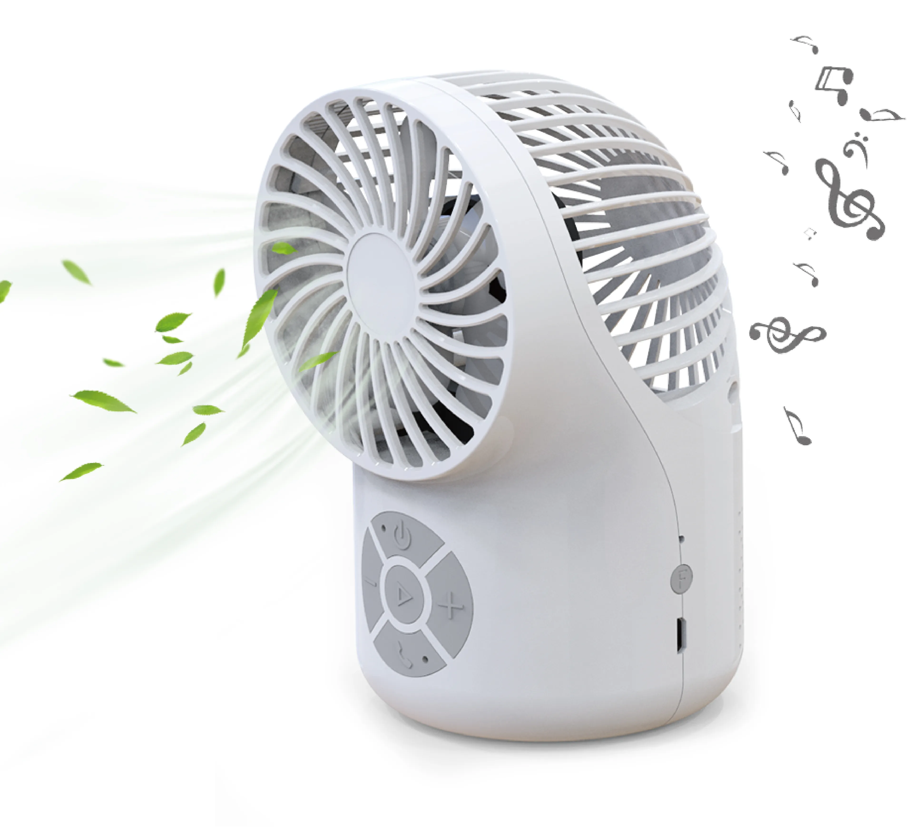 Mini ventilatore portatile pieghevole, piccolo ventilatore tascabile ricaricabile tramite USB con 5 velocità per ufficio, viaggi e attività all'aperto | Leroy Merlin