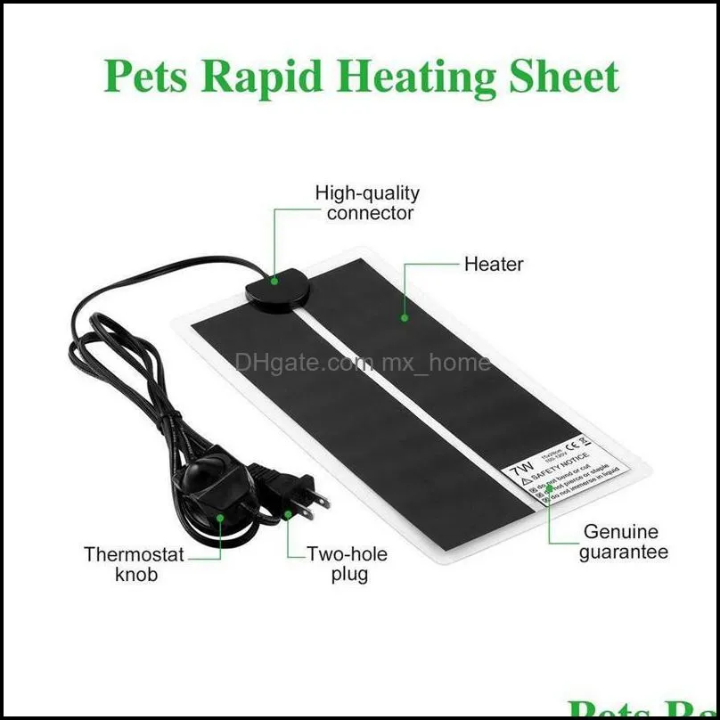 Reptiles Heat Mat 5-45W Climbing Pet Warm Heating Pads Adjustable Temperature Controller Mats Supplies EU/US/UK A0706