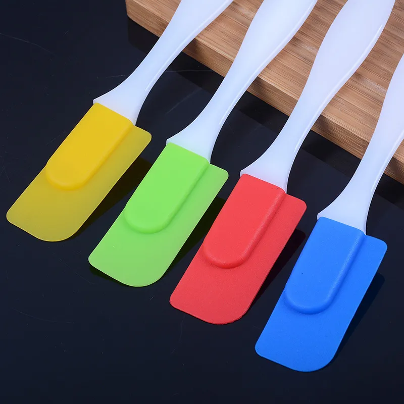 Bake Gadget Silicone Tools Soft Spatula Cake Butter Cream Scraper Högtemperatur EKO-Friendly Flat Kitchen Baking Tool DH8511