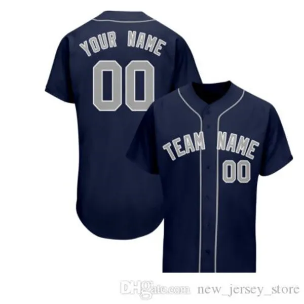 Custom Man Baseball Jersey Embroidered Stitched Team Any Name Any Number Uniform Size S-3XL 010