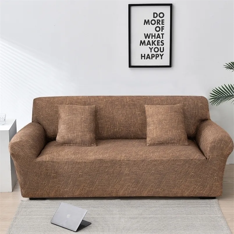 Geometry Sofa Cover Elastic for Living Room Modern Sectional Corner Slipcover Armchair Couch 1/2/3/4-seat 220302