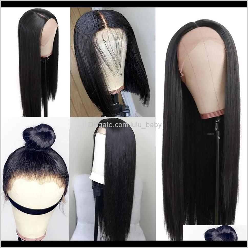 10a brazilian hair straight human hair wigs with baby hair kinky curly 4*4 lace front wigs body wave wholesale price
