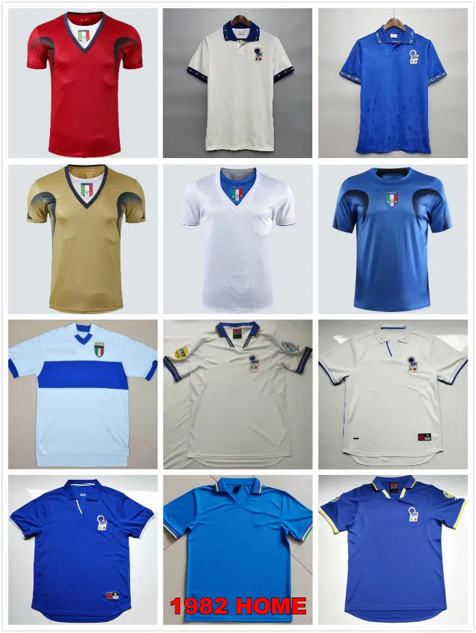 Ретро 1994 Robert R.Baggio футбол футбол 10 # Totti 21 # Pirlo 7 # Del Piero 1982 1986 1996 1998 2006 Джерси футбольные рубашки