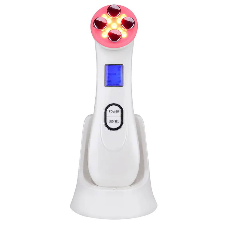 Facial Mesotherapy IPL Machine Electroporation RF Radio Frequency LED Photon Skin Care Beauty Device Face Lifting Tighten Wrinkle Removal