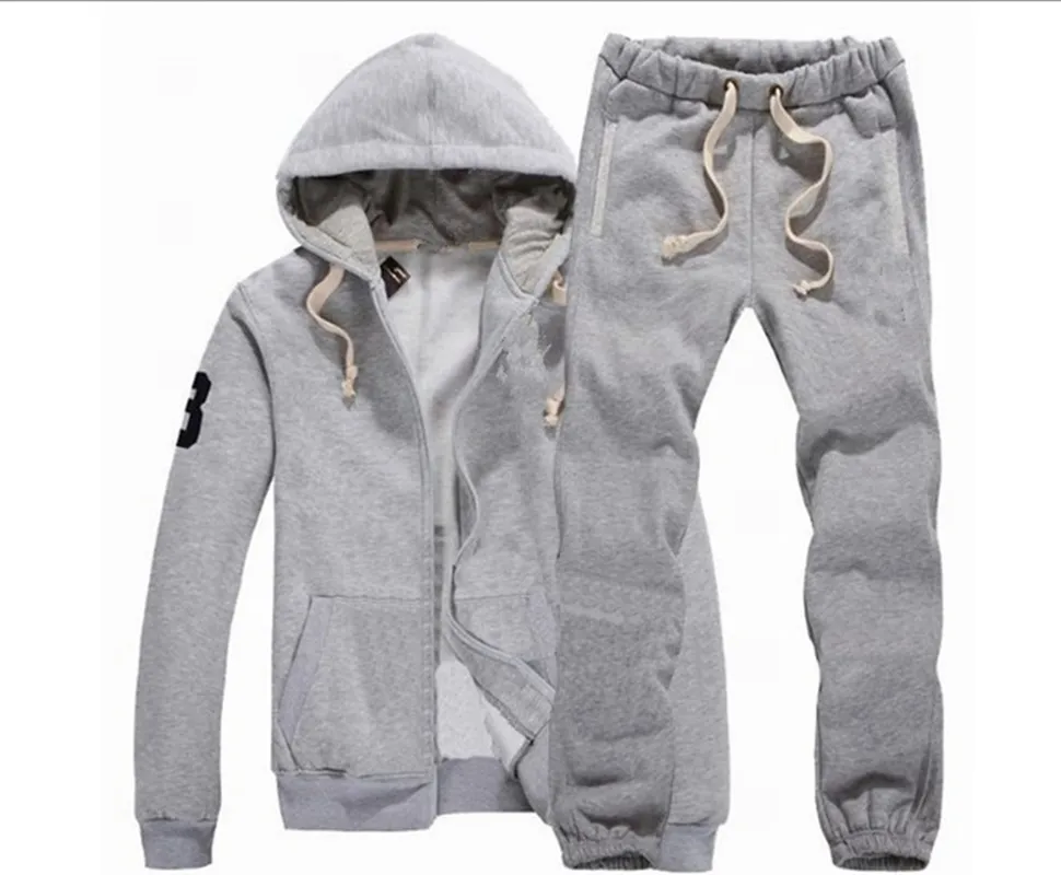 2023 new Men's polo tracksuit set Sportswear Track Suit Sportsman Sweatshirt And Joggers Set Pants big horse polo Hombre Pullover Hoodie Trouser S-2XL Fashion trend